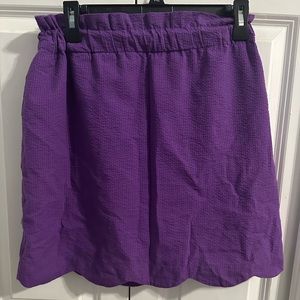 Lauren James seersucker purple skirt